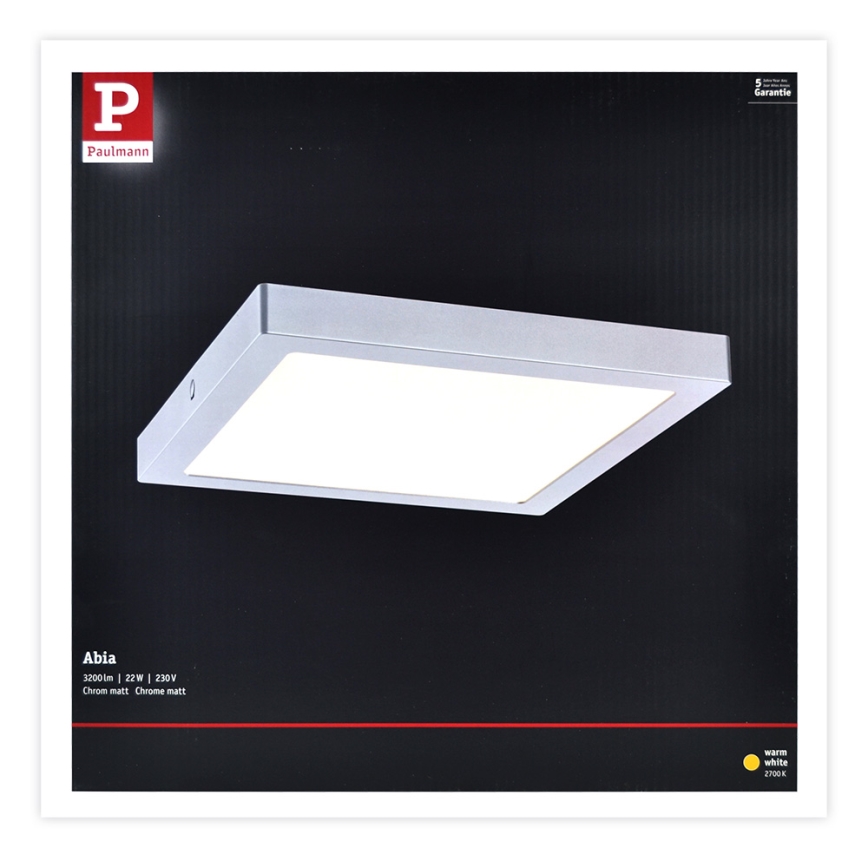 Paulmann 70982 - LED/22W Kattovalo ABIA 230V