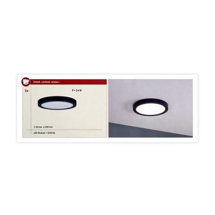 Paulmann 70986  - LED/22W Kattovalo ABIA 230V tummansininen