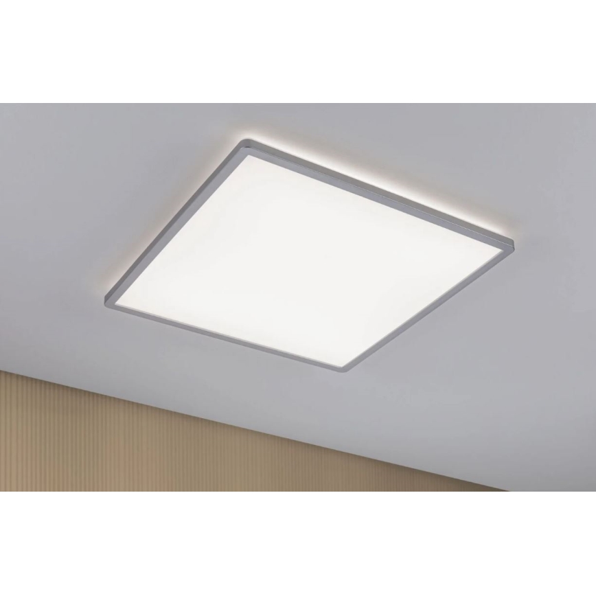 Paulmann 71009 - LED/22W Himmennyspaneeli ATRIA 230V 4000K 42x42 cm mattakromi