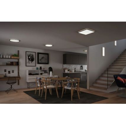 Paulmann 71009 - LED/22W Himmennyspaneeli ATRIA 230V 4000K 42x42 cm mattakromi