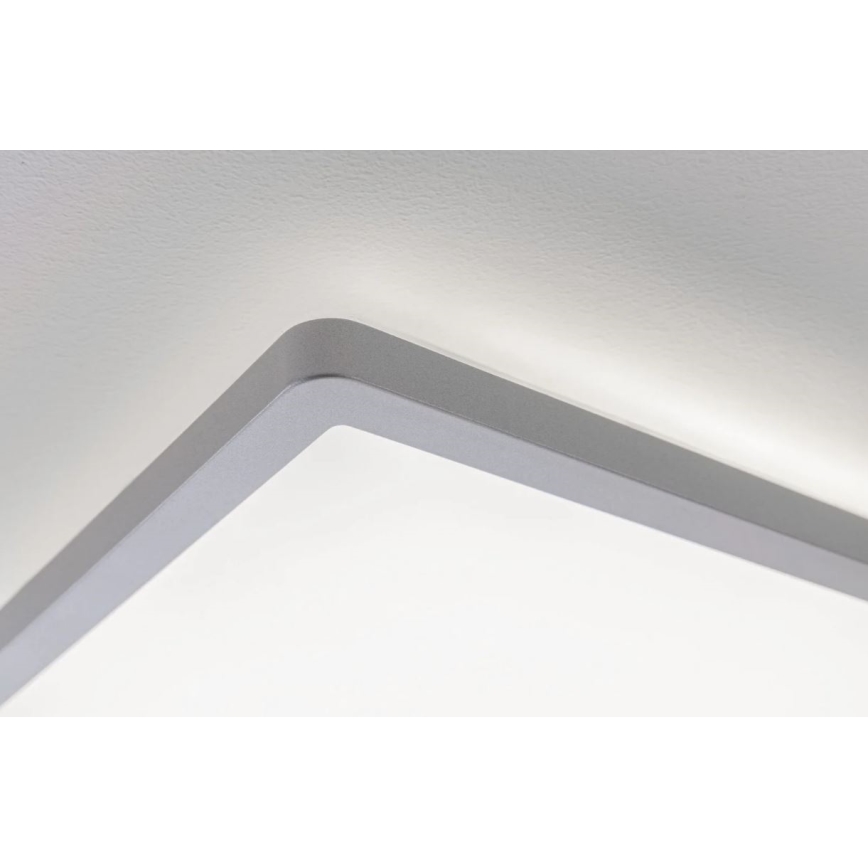 Paulmann 71009 - LED/22W Himmennyspaneeli ATRIA 230V 4000K 42x42 cm mattakromi