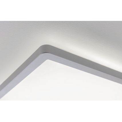 Paulmann 71009 - LED/22W Himmennyspaneeli ATRIA 230V 4000K 42x42 cm mattakromi