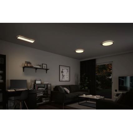 Paulmann 71016 - LED/22W Himmennyspaneeli ATRIA 230V 4000K 42x42 cm musta