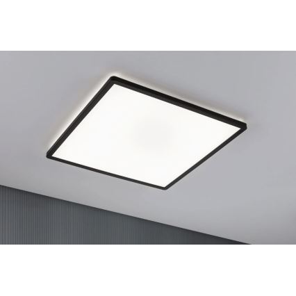 Paulmann 71016 - LED/22W Himmennyspaneeli ATRIA 230V 4000K 42x42 cm musta