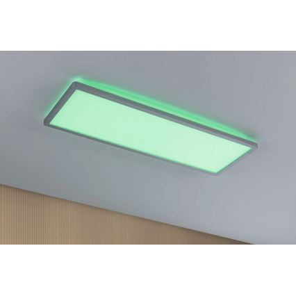 Paulmann 71020 - LED/20W RGBW himmennettävä ATRIA-paneeli 230V 4000K 20x58 cm + kaukosäädin