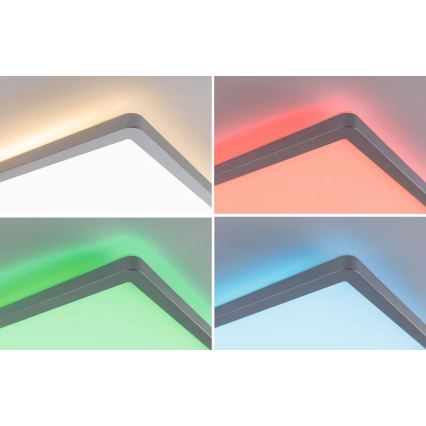 Paulmann 71020 - LED/20W RGBW Himmennyspaneeli ATRIA 230V 4000K 20x58 cm + kauko-ohjaus
