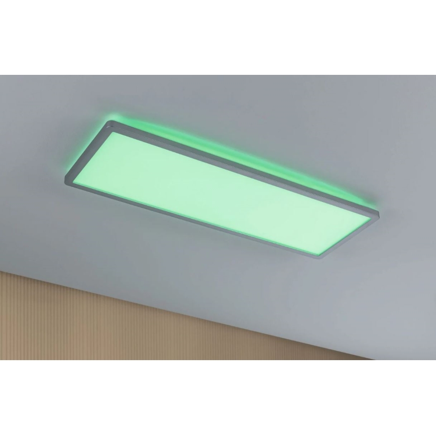 Paulmann 71020 - LED/20W RGBW Himmennyspaneeli ATRIA 230V 4000K 20x58 cm + kauko-ohjaus