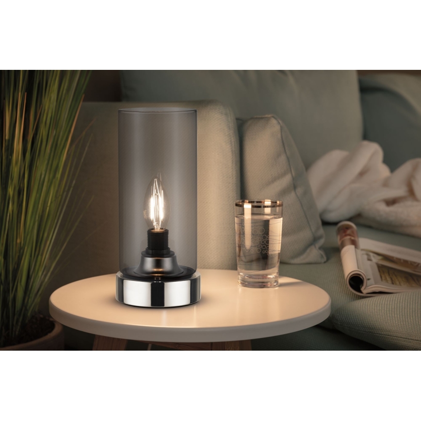 Paulmann 77056 - 1xE14/20W Himmennettävä kosketuspöytävalaisin PINJA 230V