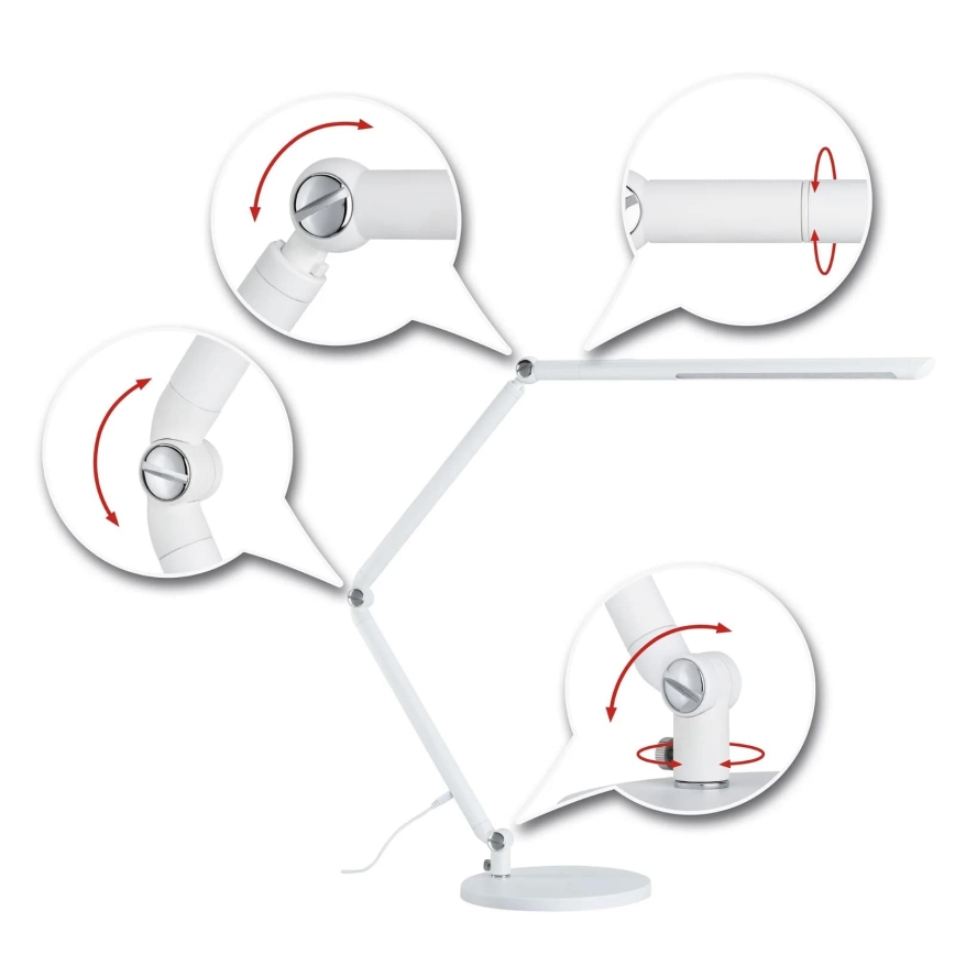 Paulmann 78911 - LED/10,6W Himmennettävä pöytälamppu FLEXBAR 230V 3000/4000/6500K