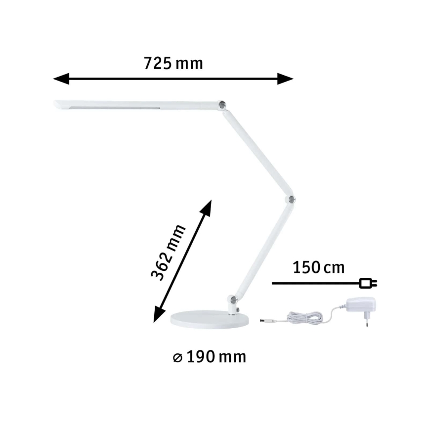 Paulmann 78911 - LED/10,6W Himmennettävä pöytälamppu FLEXBAR 230V 3000/4000/6500K