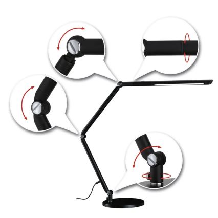 Paulmann 78912 - LED/10,6W Himmennettävä pöytälamppu FLEXBAR 230V 3000/4000/6500K