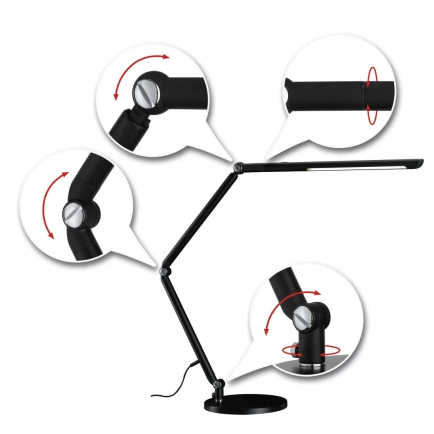 Paulmann 78912 - LED/10,6W Himmennettävä pöytälamppu FLEXBAR 230V 3000/4000/6500K