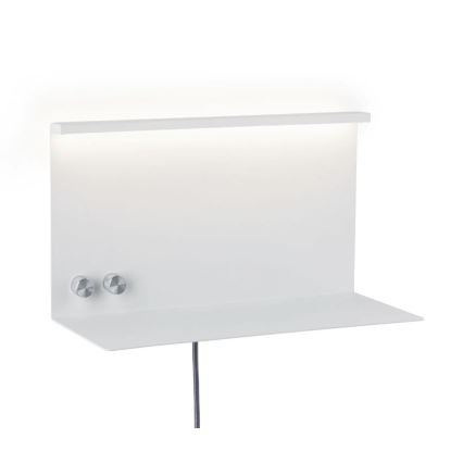 Paulmann 78919 - LED/4,5W Himmennysvalo hyllyllä ja USB + LED/1,6W 230V