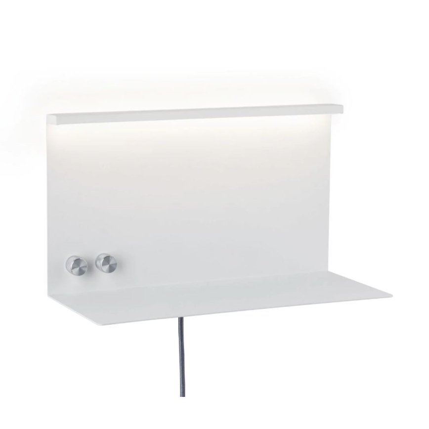 Paulmann 78919 - LED/4,5W Himmennysvalo hyllyllä ja USB + LED/1,6W 230V