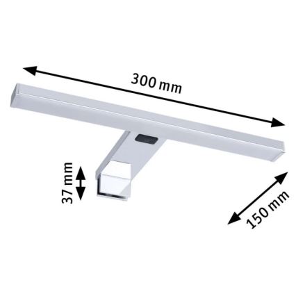 Paulmann 78950 - LED/3,7W IP44 Kylpyhuoneen peilivalo SELO 2700-6500K 230V