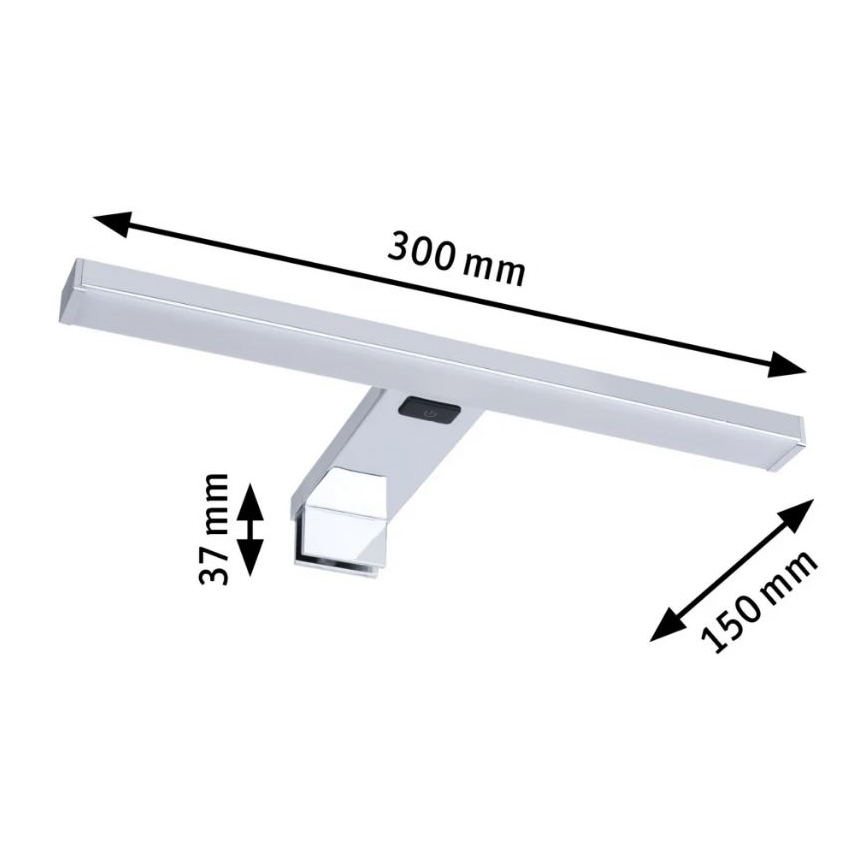 Paulmann 78950 - LED/3,7W IP44 Kylpyhuoneen peilivalo SELO 2700-6500K 230V