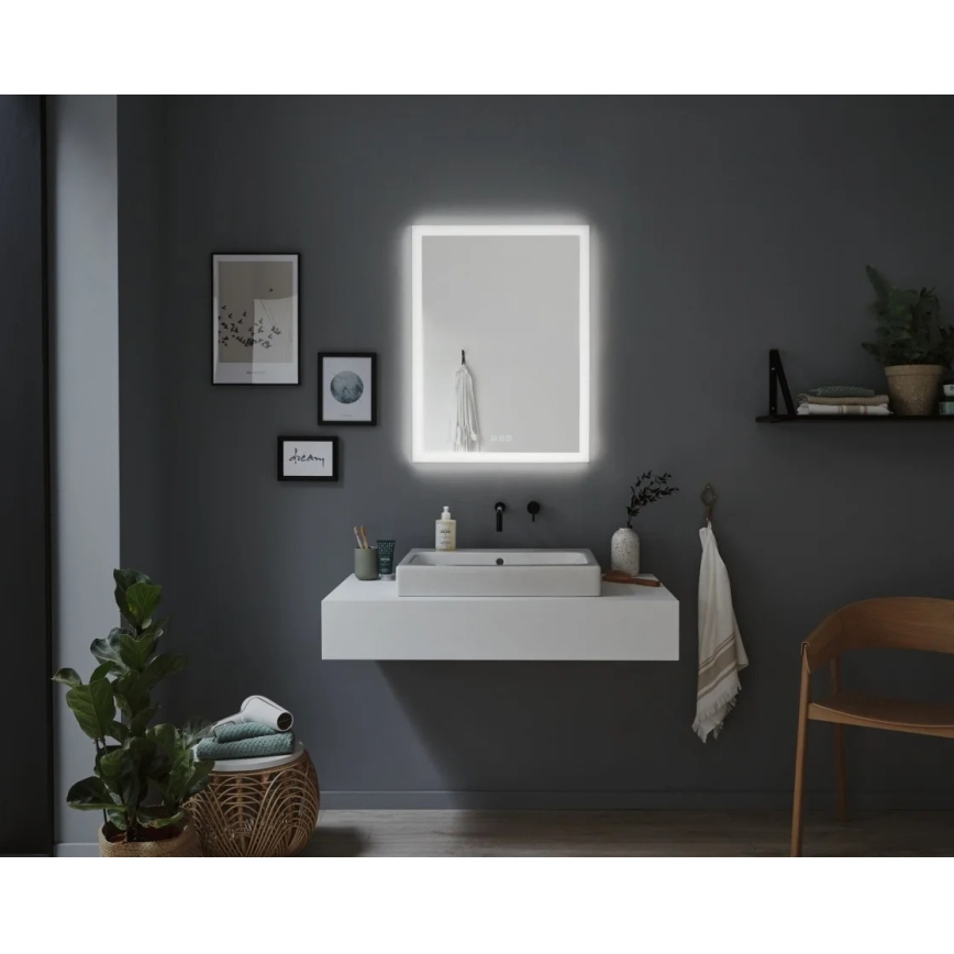 Paulmann 78951 - LED/22W IP44 Himmennettävä kylpyhuone lämmitetty peili kanssa taustavalo 230V