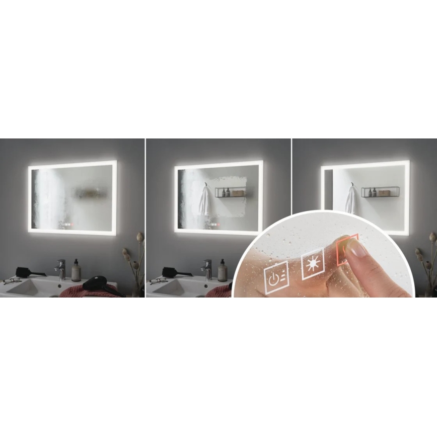 Paulmann 78951 - LED/22W IP44 Himmennettävä kylpyhuone lämmitetty peili kanssa taustavalo 230V