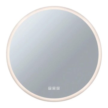 Paulmann 78952- LED/21W IP44 Himmennettävä kylpyhuone lämmitetty taustavalaistu peili MIRA 230V