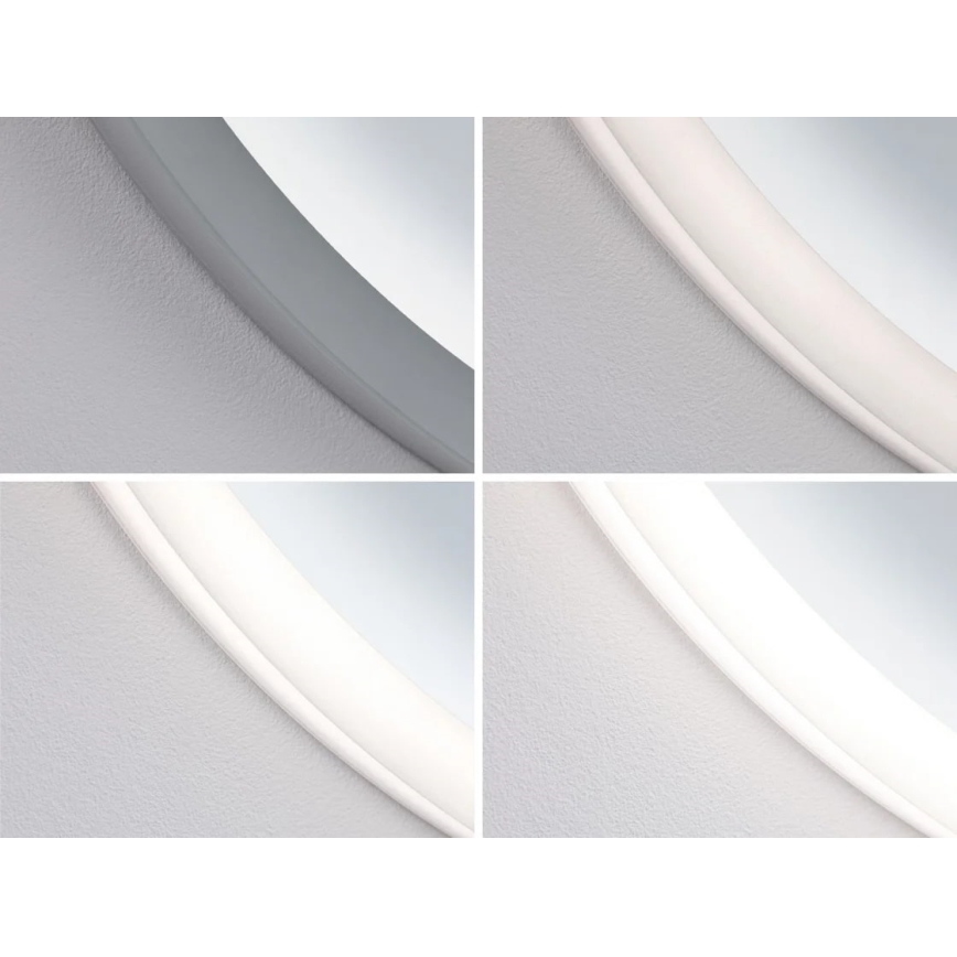 Paulmann 78952- LED/21W IP44 Himmennettävä kylpyhuone lämmitetty taustavalaistu peili MIRA 230V