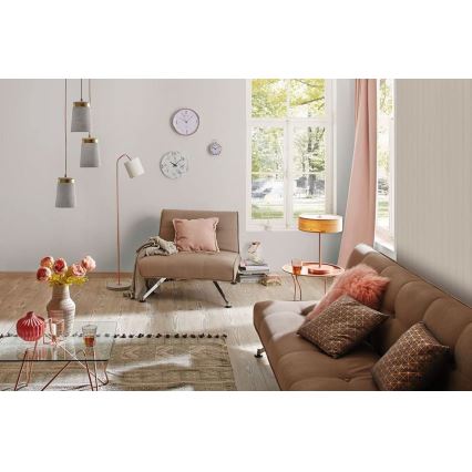 Paulmann 79627 - Kattokruunu narulla NORELL 3xE27/20W/230V betoni