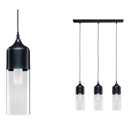 Paulmann 79642 - Kattokruunu narulla NEORDIC 3xE27/60W/230V