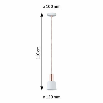 Paulmann 79656 - 1xE14/20W  Kattokruunu johdossa NEORDIC HALDAR 230V