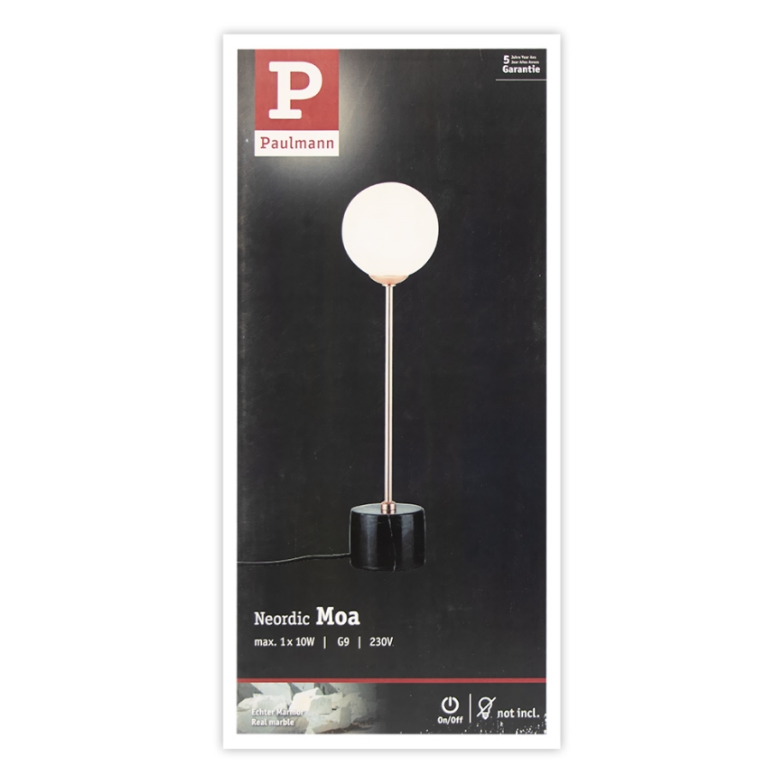 Paulmann 79662 - 1xG9/10W Pöytälamppu NEORDIC MOA 230V
