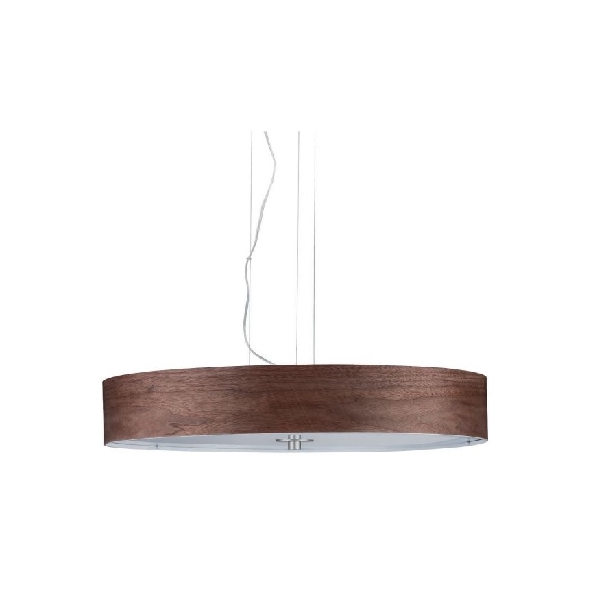 Paulmann 79686 - 3xE27/20W Kattokruunu johdossa NEORDIC LISKA 230V saksanpähkinä
