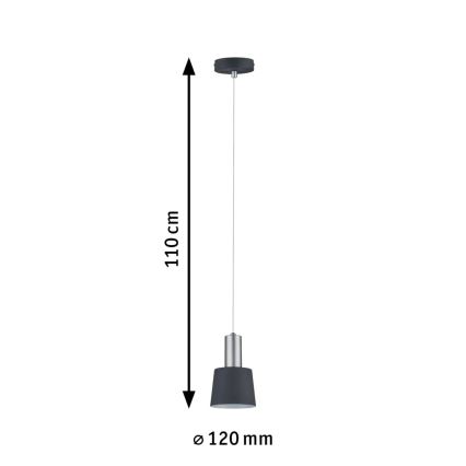 Paulmann 79691 - 1xE14/20W Kattokruunu johdossa NEORDIC HALDAR 230V