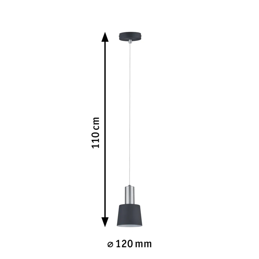 Paulmann 79691 - 1xE14/20W Kattokruunu johdossa NEORDIC HALDAR 230V