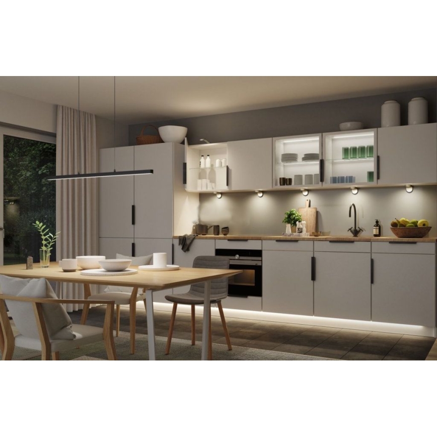 Paulmann 79693 - LED/42W Himmennettävä kattokruunu johdossa LENTO 230V musta