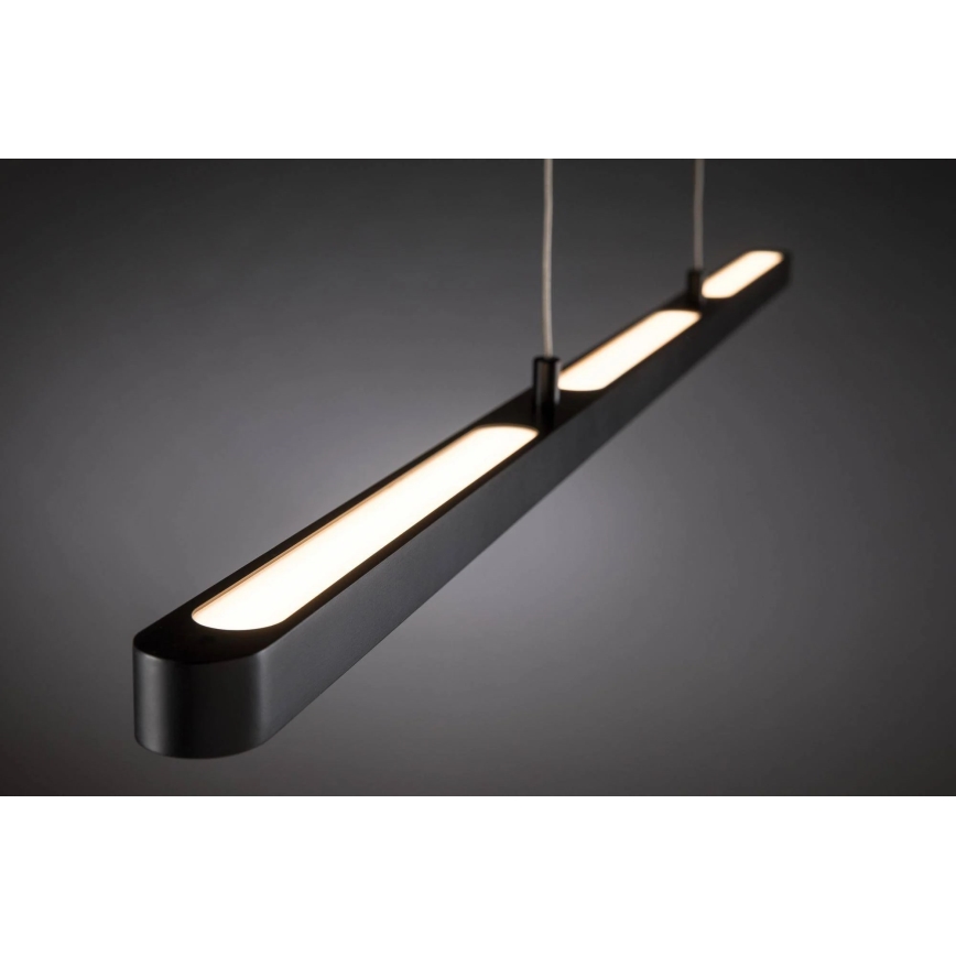 Paulmann 79693 - LED/42W Himmennettävä kattokruunu johdossa LENTO 230V musta