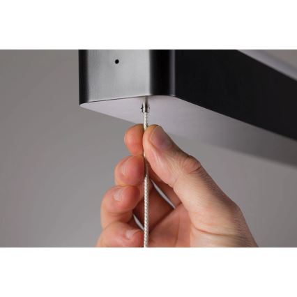 Paulmann 79693 - LED/42W Himmennettävä kattokruunu johdossa LENTO 230V musta