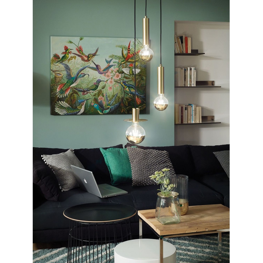 Paulmann 79737 - Kattokruunu narulla KINE 1xE27/20W/230V