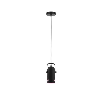 Paulmann 79766 - LAVEA-riippuvalaisin vaijerilla, 1x E27/15W, 230V, musta