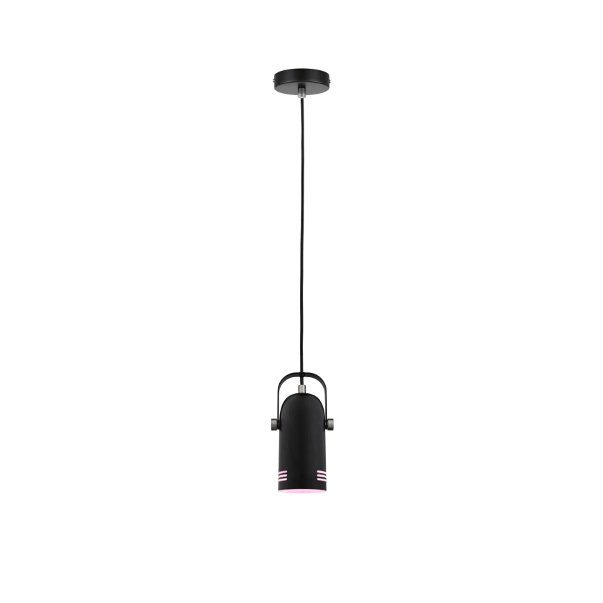 Paulmann 79766 - LAVEA-riippuvalaisin vaijerilla, 1x E27/15W, 230V, musta