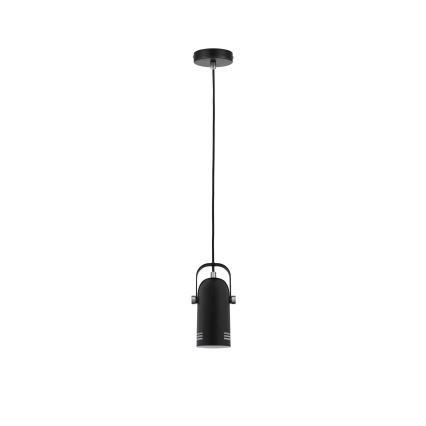 Paulmann 79766 - LAVEA-riippuvalaisin vaijerilla, 1x E27/15W, 230V, musta