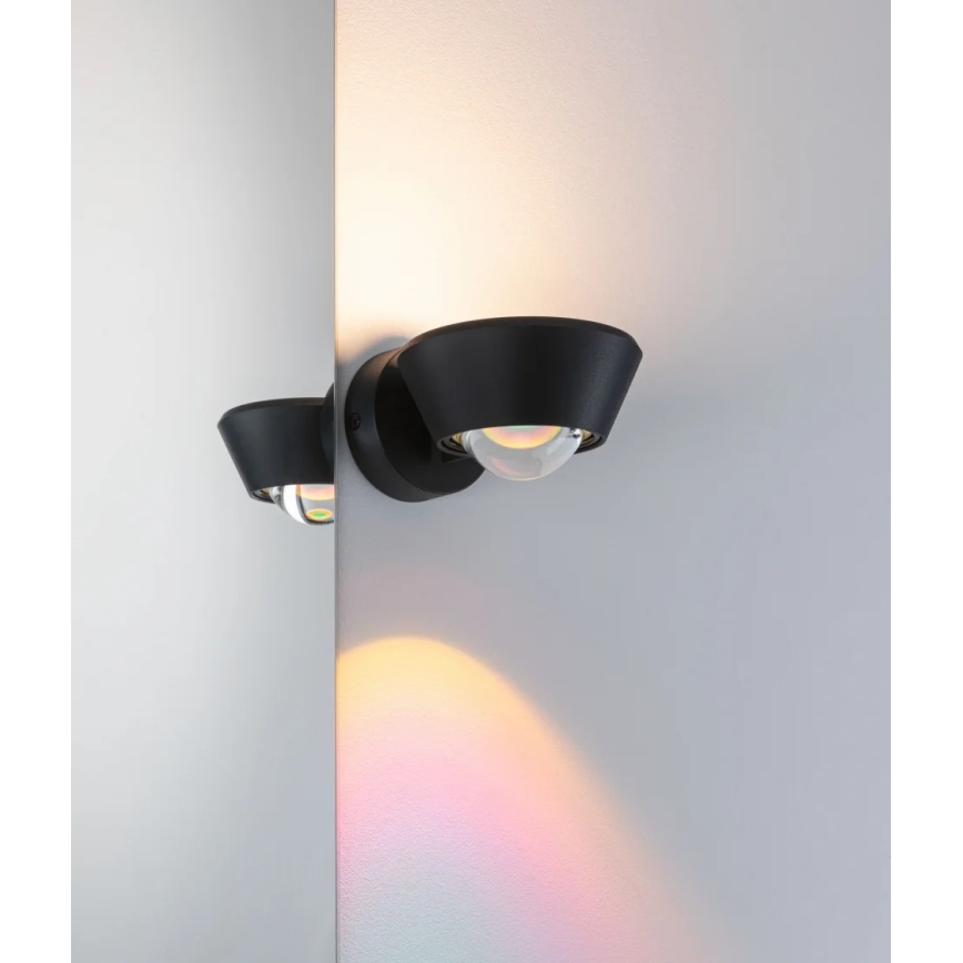 Paulmann 79769 - LED/9W IP44 Himmennettävä seinävalaisin SABIK 230V