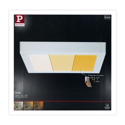 Paulmann 79801 - LED/13W Kattovalo CARPO 230V 2300/2500/3000K