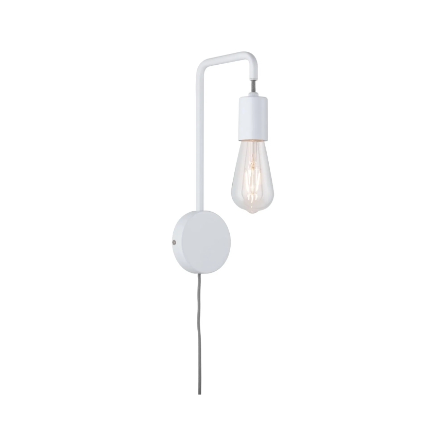 Paulmann 79811 - 1xE27/40W Seinävalaisin CALVANI 230V valkoinen