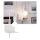 Paulmann 79812 - 1xE27/40W Seinävalaisin hyllyllä ja USB-portilla CALVANI 230V valkoinen