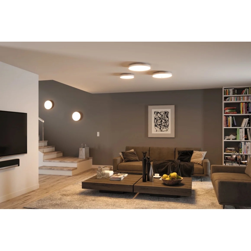 Paulmann 79897 - LED RGBW/22W Himmennettävä kattovalaisin SMART VELORA 230V