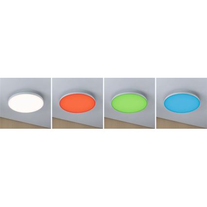 Paulmann 79897 - LED RGBW/22W Himmennettävä kattovalaisin SMART VELORA 230V