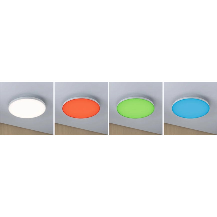 Paulmann 79897 - LED RGBW/22W Himmennettävä kattovalaisin SMART VELORA 230V