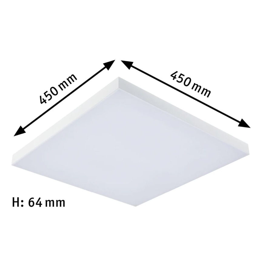 Paulmann 79905 - LED/19W RGBW Himmennettävä kattovalaisin VELORA 230V 3000-6500K + kauko-ohjaus