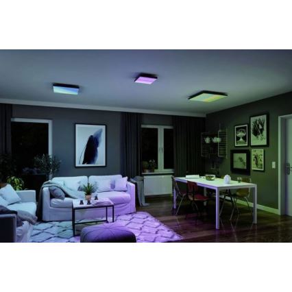 Paulmann 79909 - LED/31W RGBW Himmennettävä kattovalaisin VELORA 230V 3000-6500K + kauko-ohjaus