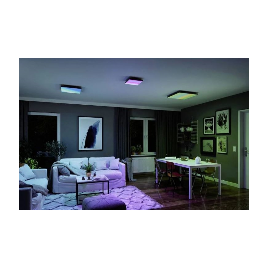 Paulmann 79909 - LED/31W RGBW Himmennettävä kattovalaisin VELORA 230V 3000-6500K + kauko-ohjaus