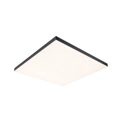 Paulmann 79913 - LED/31W RGBW Himennettävä kattovalaisin LORIA 230V 3000-6500K 59,5x59,5 cm musta + kaukosäädin