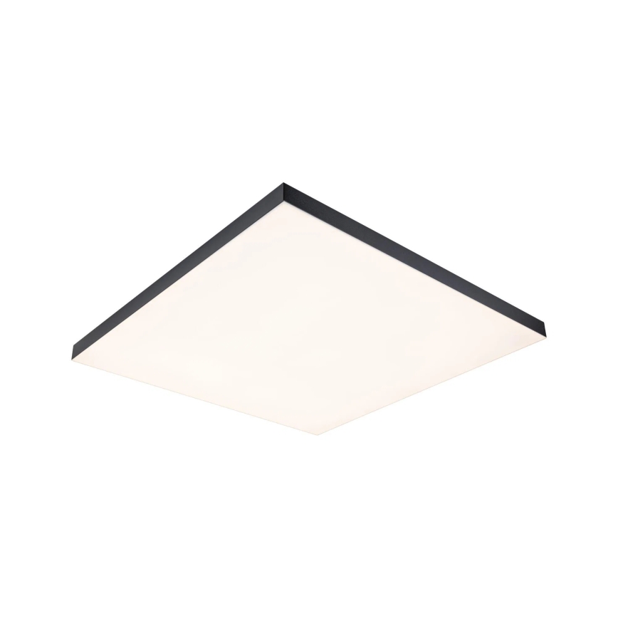 Paulmann 79913 - LED/31W RGBW Himennettävä kattovalaisin LORIA 230V 3000-6500K 59,5x59,5 cm musta + kaukosäädin